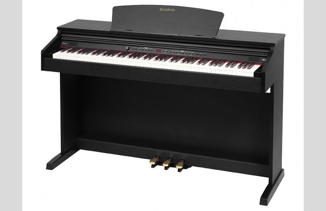 Broadway EZ-102 Black Satin 88 Note Weighted Home Piano - Image 1